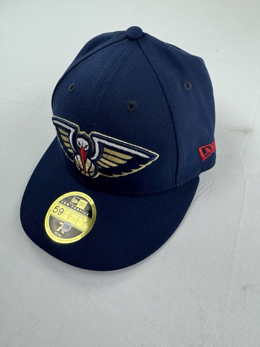 New Era New Orleans Pelicans 59FIFTY Hat 7 1/4 Navy